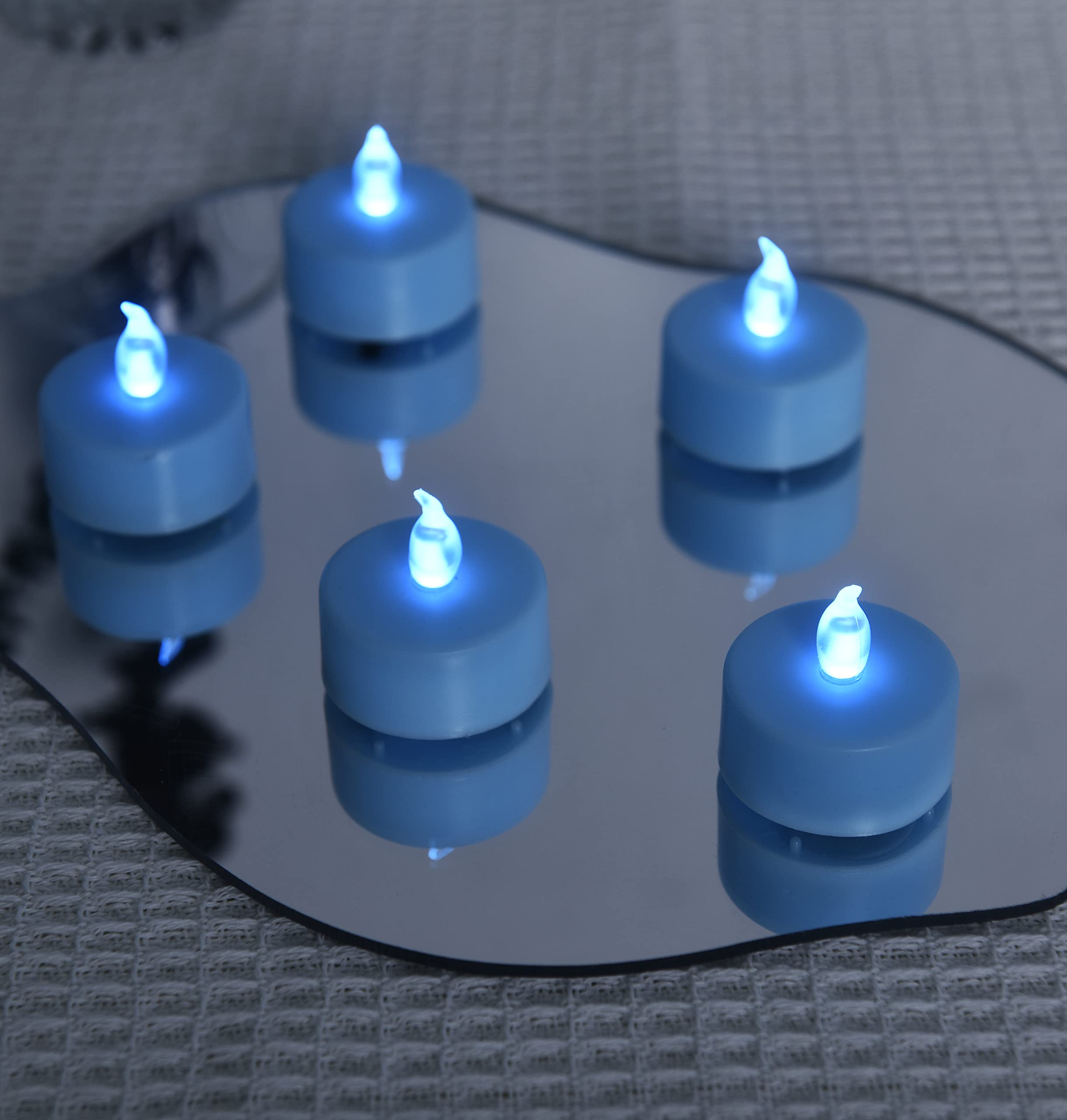 Amazon.co.jp : Hanzim 電池式 LED ティーライト 炎なし ちらつき